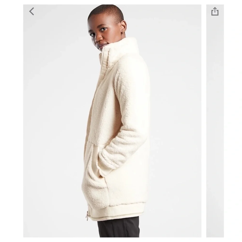 Athleta Tugga Coat Jacket // Natural - Picture 4 of 15